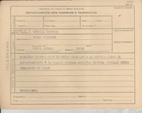 [Telegrama] 1945 nov. 23, [Brasil] [a] María Mardones, Punta Arenas, Chile