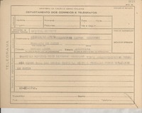 [Telegrama] 1945 nov. 23, [Brasil] [a] Ovidio da Cunha Campos Menendez, Buenos Aires, Argentina