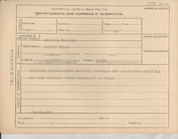 [Telegrama] 1945 nov. 28, [Brasil] [a] Mathan Bessa, Rancagua, Chile