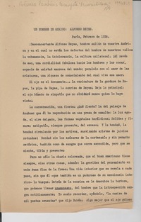 Un hombre de México : Alfonso Reyes