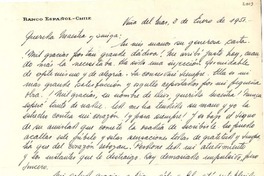 [Carta] 1951 ene. 3, Viña del Mar [a] Gabriela Mistral