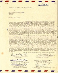 [Carta] 1951 mayo 9, Santiago, Chile [a] Gabriela Mistral, Rapallo, Italia