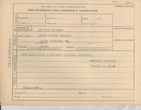 [Telegrama] 1945 nov. 28, [Brasil] [a] Julio [i.e. Justo] Pastor Benítez, [Rio de Janeiro, Brasil]