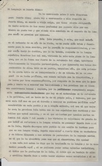 El lenguaje en Puerto Rico