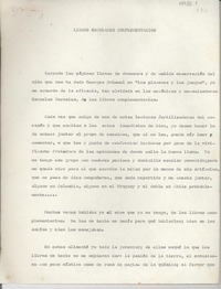 Libros escolares complementarios