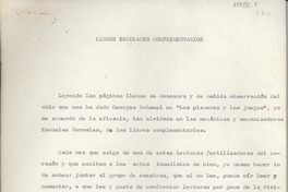 Libros escolares complementarios