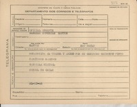 [Telegrama] 1945 nov. 21, [Brasil] [a] Sánchez en ConChile, Santos, Sao Paulo