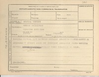 [Telegrama] 1945 nov. 19, [Brasil] [a] German Arciniegas, Bogotá, Colombia