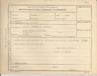 [Telegrama] 1945 nov. 19, [Brasil] [a] Carlos Drumond de Andrade, [Rio de Janeiro, Brasil]