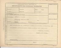 [Telegrama] 1945 nov. 19, [Brasil] [a] Americo Falcoh, [Rio de Janeiro, Brasil]