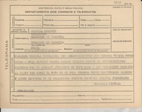 [Telegrama] 1945 nov. 20, [Brasil] [al] Embajador de Colombia, Río de Janeiro