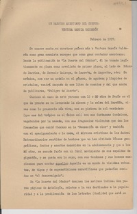 Un maestro americano del cuento : Ventura García Calderón