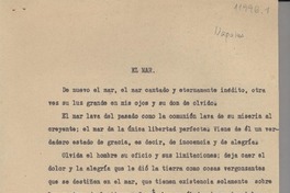 El mar