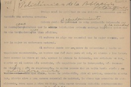 [Policlínico de la Población Velásquez]