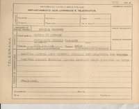 [Telegrama] 1945 nov. 27, [Brasil] [a] Elvira de Larraín, Viña del Mar, Chile