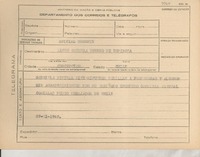 [Telegrama] 1945 nov. 27, [Brasil] [al] Liceo Carmela Romero de Espinoza, Concepción, Chile