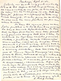[Carta] 1952 sept. 2, Santiago, [Chile] [a] Gabriela [Mistral]