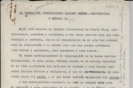 La poesía popular del portorriqueño Llorens Torres : universidad y letras
