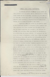 Recado para Julio Barrenechea