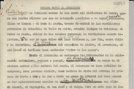 Recados sobre el andinismo