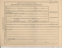 [Telegrama] 1945 nov. 20, [Brasil] [a] Anibal Jara, Santiago, Chile