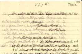 [Carta] 1952 dic. 31, Coquimbo [a] Gabriela Mistral, La Habana