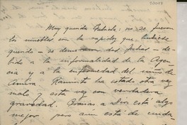 [Carta] [1935], [España] [a] Gabriela Mistral