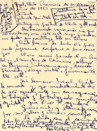 [Carta] 1953 jun. 11, Angol, Chile [a] Gabriela Mistral