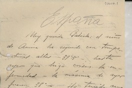[Carta] 1935 nov. 14, [España] [a] Gabriela Mistral