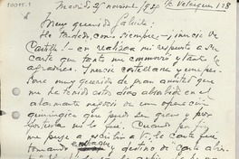 [Carta] 1935 nov. 25, Madrid, [España] [a] Gabriela Mistral