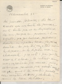 [Carta] 1935 dic. 14, Madrid, [España] [a] Gabriela Mistral