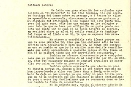 [Carta] 1953 nov. 24, Santiago [a] Gabriela Mistral, Long Island, EE.UU