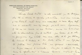 [Carta] 1935 nov., Parral, [Chile] [a] Gabriela Mistral