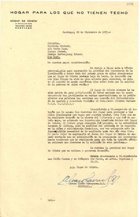 [Carta] 1953 dic. 20, Santiago [a] Gabriela Mistral, Long Island