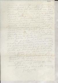 [Carta] [a] Caros amigos