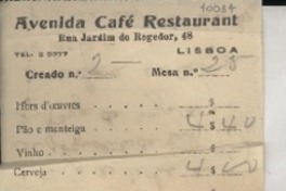 [Receta de cocina] [1935], Lisboa, [Portugal]