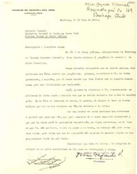 [Carta] 1954 mayo 12, Santiago, Chile [a] Gabriela Mistral, Nueva York, Estados Unidos