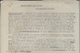 Recado sobre los judíos