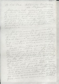 [Carta] [a] [Camila] Alonso Cabrera de Sagastume