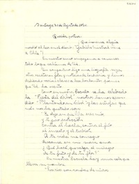 [Carta] 1954 ago. 31, Santiago [a] Gabriela Mistral