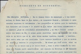 Sarmiento en Aconcagua