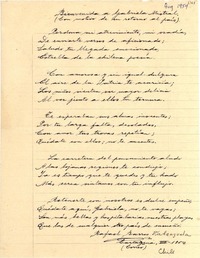 [Carta] 1954 ago, Cartagena [a] Gabriela Mistral
