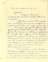 [Carta] 1954 sept. 1, Quillota [a] Gabriela Mistral