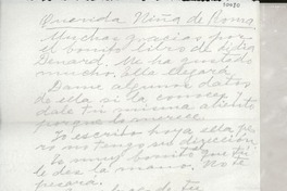 [Carta] [a] Margaret Bates