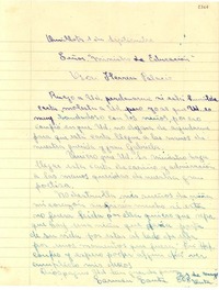 [Carta] 1954 sept. 1, Quillota [a] Oscar Herrera Palacio