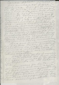 [Carta] [a] Delia y Pablo