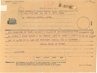 [Telegrama] 1954 sept. 2, Santiago [a] Gabriela Mistral, Antofagasta