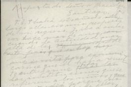 [Carta] [1954] [al] Presidente [Carlos Ibáñez del Campo], Santiago, [Chile]