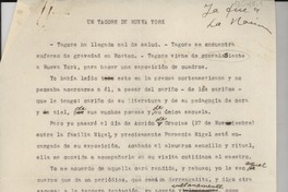 Un Tagore de Nueva York