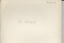 El bosque